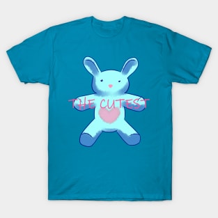 The cutest bunny blue and pink T-Shirt